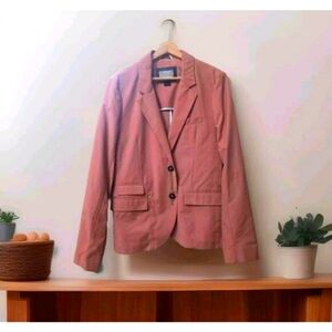 Mackage Women's Plazer Jacket Leather Stitching With Logo Size 38